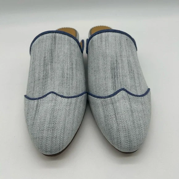 The Office of Angela Scott Miss Adelaide Denim Women’s Mules EU 41 US 11 NIB